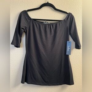 Lulu's Black Off-Shoulder Top